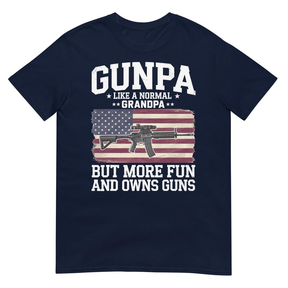 Gunpa Definition Us Flag Grandpa Unisex Gunpa Like A Normal Grandpa S