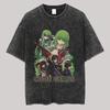 Vintage Washed Men's T Shirts Code Geass Anime Printed Clothes Casual Men's Clothing Women's T Shirt