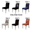 Dust-proof Halloween Chair Covers Vintage Bloody Handprint Chair Cover  for Home