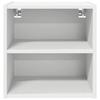 Hanging Cabinet with Storage White 40 x 29.5 x 40 cm Engineered Wood
