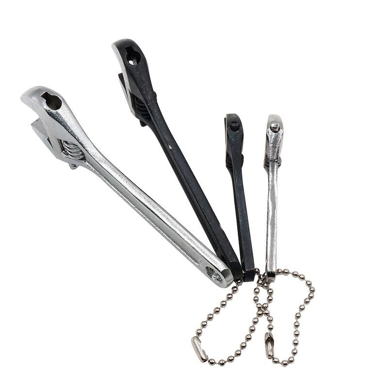 1 Pezzo Chiave Inglese in Acciaio al Carbonio Mini Attrezzo Chiave Regolabile Mini Chiave Inglese Aperta Mini Attrezzo Chiave a Rullino