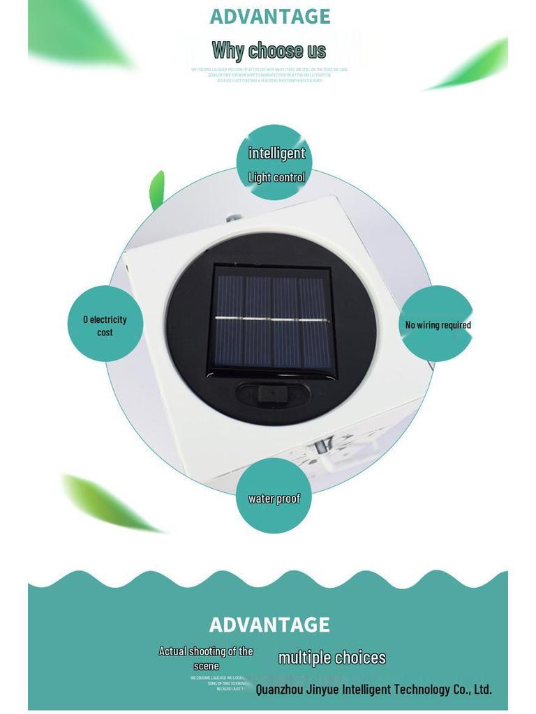 Solar Ceramic-Style Garden Jar Light - Outdoor Decorative Night Light