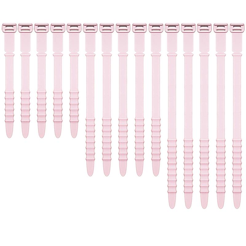 5Pcs Kabelbinder Draht Veranstalter Riemen Mehrzweck Wiederverwendbare Silikon Computer Verschluss Home Office Für Kopfhörer Elastische