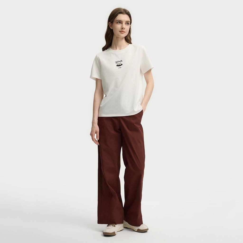 New FILA HERITAGE Casual Pants Women's Terracotta F11W538806FBN