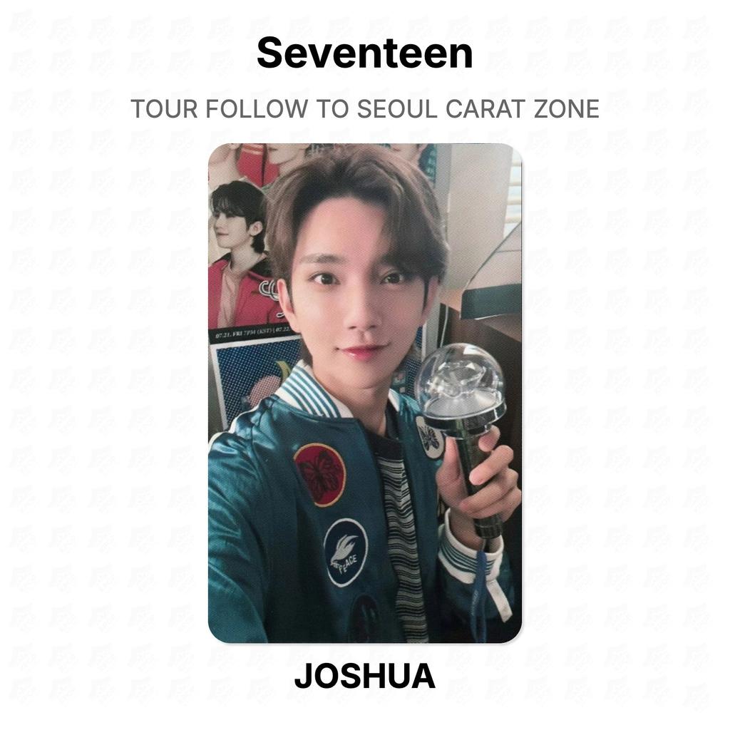 Seventeen TOUR FOLLOW TO SEOUL CARAT ZONE Official Photocard