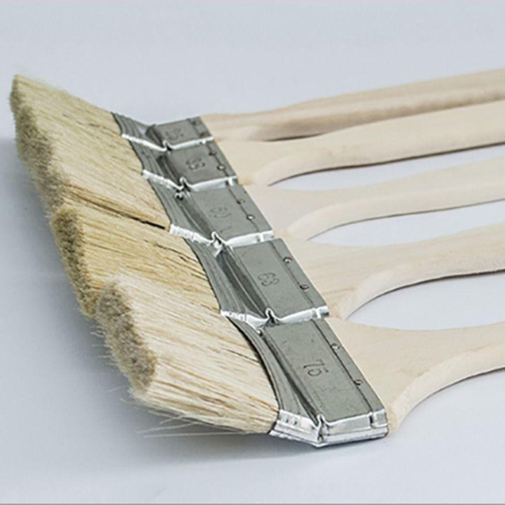 Mixed Pig Mane Hair Elbow Paint Brush Long Handle Elbow Universal Bristle Brush  Painting