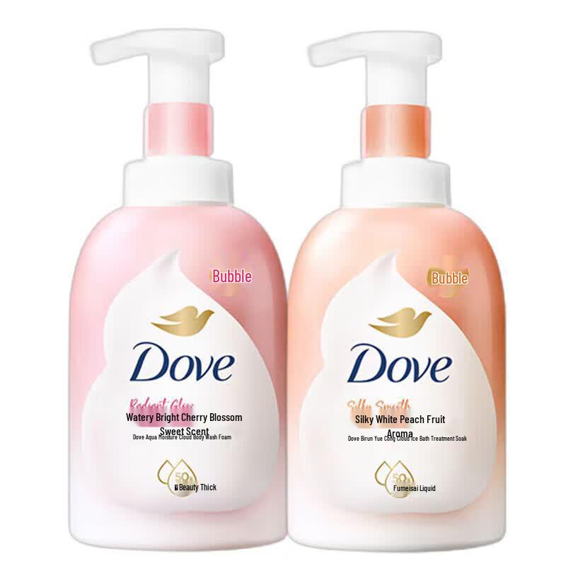 Набор пенки для душа Dove Цветок вишни и Белый персик