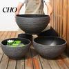 Flowerpot Plant Pot with Drainage, Resin Planter for Indoor Outdoor Porch Decoration Plants, Medium Flower Pots Patio, Balcony Garden Decor Durable
