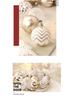 16-Piece Champagne Gold & White Christmas Ornament Set - Tree & Home Décor