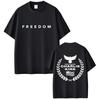 Charlie Kirk Freedom Same Style Print Tshirt Unisex Tribute Memorial American Hero Shortsleeved top Male Patriotic Activism Top