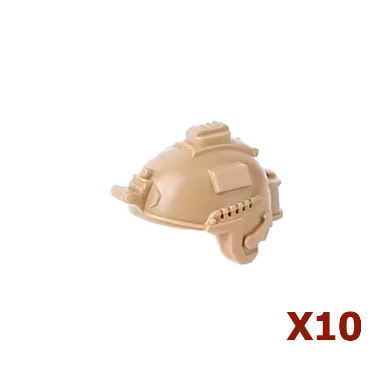 Military Soliders Figure Waffen Building Block German US Helmet Goggle Bazooka Anti Tank Rocket Launcher Flamethrower Brick Toys