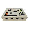 Solid Wood Cat Maze Toy: Interactive Scratching & Digging Game