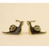 2026 Personality Vintage Copper Snail Statue Small Brass Tea Pet Decorative Desktop Ornament Living Room Home Display Supplies