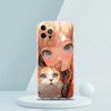 Cartoon Funny Boy Girl Couple Luxury Phone Case For iPhone 16 15 14 13 12 11 Pro Max XS X XR SE 7 8 Plus Silicone Clear Cover