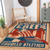 Atletico Madrid Customizable Name Floor Rug Office Rug Perfect for Outdoor Entryway Dormitory Decorate room Antislip Carpet Decorate Offices