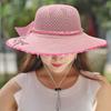 Summer Foldable Hat Women's Big Brimmed Sunscreen Hat Sun Hat Vacation Big Brimmed Cool Hat