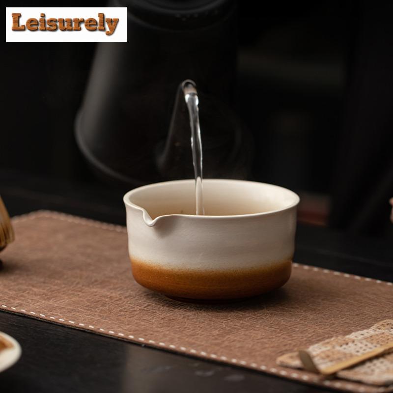 Kiln-change Wave Crescent Moon Matcha Bowl Ceramic Tea Craft Stand Tea Brush Support Song Dynasty Teapot Tool Teaset Accessories