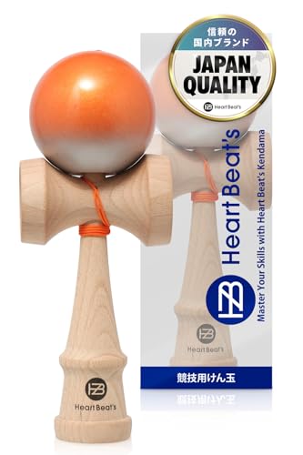 

[Современная металлическая расцветка Соревновательная Кендама] Кендама (Японский шарик для меча), Народное ремесло, Металлическая краска, Двухцветный, 7 цветов, Мистический металлик [Сердце Be