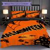 1PC Halloween theme pattern Bedding Quilt Set Quilt Cover Pillowcase Home Decoration Birthday Gift (1 * duvet cover + 2 * pillowcase, without core)