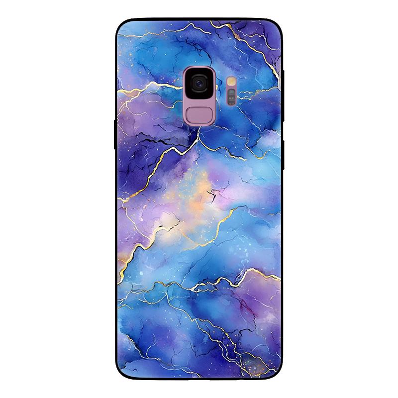 For Samsung Galaxy S9 Plus Case SM-G965F G965 S9Plus Marble Painted Soft Matte Silicone Back Cover For Samsung S9 S9+ Full Shell