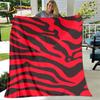 3D Colorful Zebra Pattern Blanket,Flannel Blanket Throw Blanket,Child Warm Blanket for Home Living Room Bedroom Beds Sofa Picnic