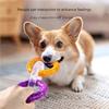 Dog Chewing Toy Loop Rings for Aggressive Chewer TPR Teething Loop Puppy Toy Dog Chew Pacifier Pulling Toy Pet Supplies