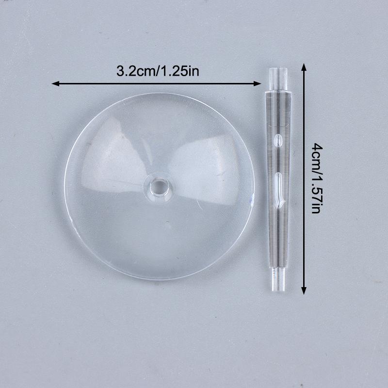 5 Pcs Flying Stems With 32Mm Flying Bases For Miniature Wargames Table Games Transparent Base Stand