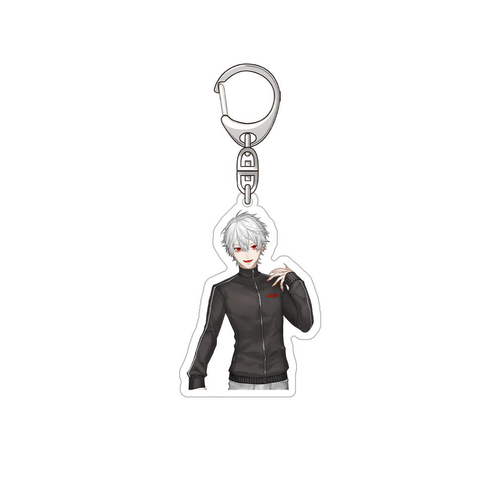 NIJISANJI Shikinagi Akira Genzuki Tojiro KOyanagi Rou Harusaki Air Sister Claire Official Acrylic Keychain Bag pendant Fans Gift 6 cm