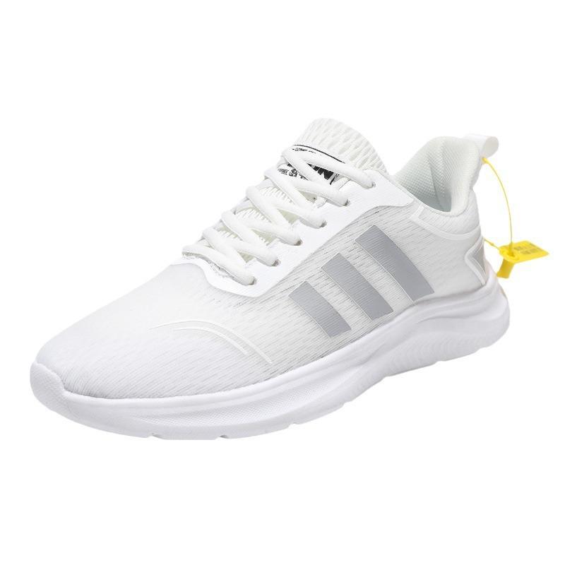 

Летние сандалии сетчатые дышащие кроссовки 2025 для пар легкие с мягкой подошвой повседневная обувь одинарная сетчатая обувь обувь для внешней торговли 36 белый