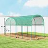 Greenhouse Winter-Resistant Foil Greenhouse with Arched Roof, Ground Anchor Hothouse 400 X 120 X 170cm Green