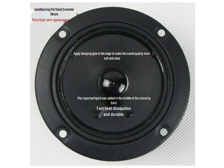 3-Inch Dual Magnet Karaoke Treble Speaker Horn Set