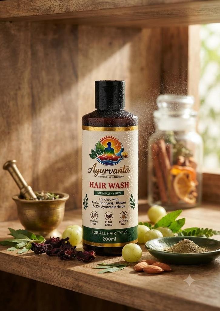Ayurvanta Hair Wash for Healthy Hair, 200ml