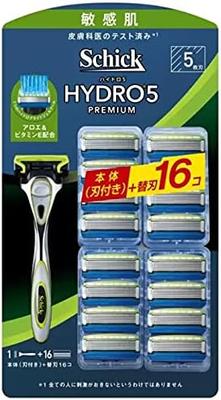 Schick Hydro 5 Premium Sensitive Skin Razor Holder With 5 Blades + 15 Refills 2