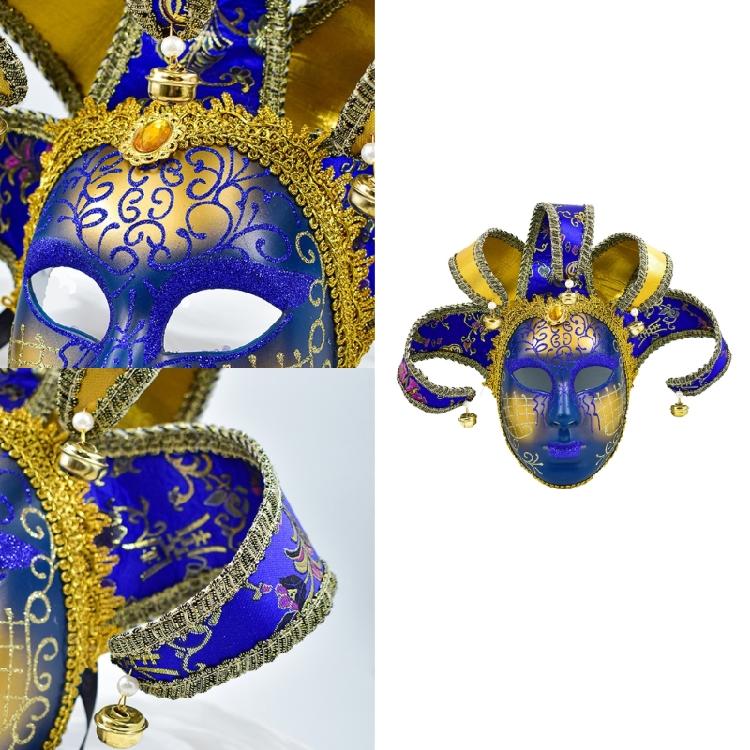 Narrenmaske Maskerade Maske Halloween Maske Party Maske Mardi Gras Maske Venezianische Komödienmaske für Karneval