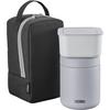 Thermos Vakuumisoliertes Suppen-Lunch-Set 400ml Schwarz Grau JBY-801 BKGY