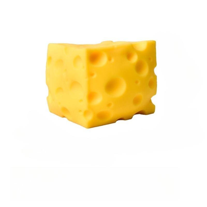 Large Square Cheese Brain Shape Squeeze Toy Soft Elastic Slow Rebound Material Stress Relief Toy Portable Decompression