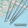 10Pcs Metal Spring Drawstring Threader for Elastic Band Rope Waistband Quick Threading Elastic Rope Cord Threading Tool