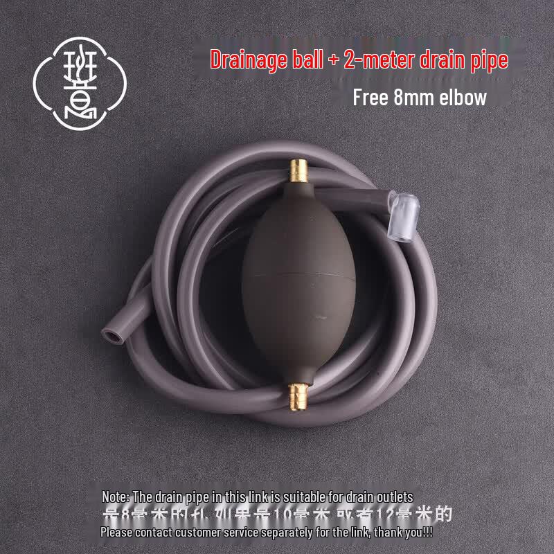 Tea Tray Drain Pipe with Suction Ball