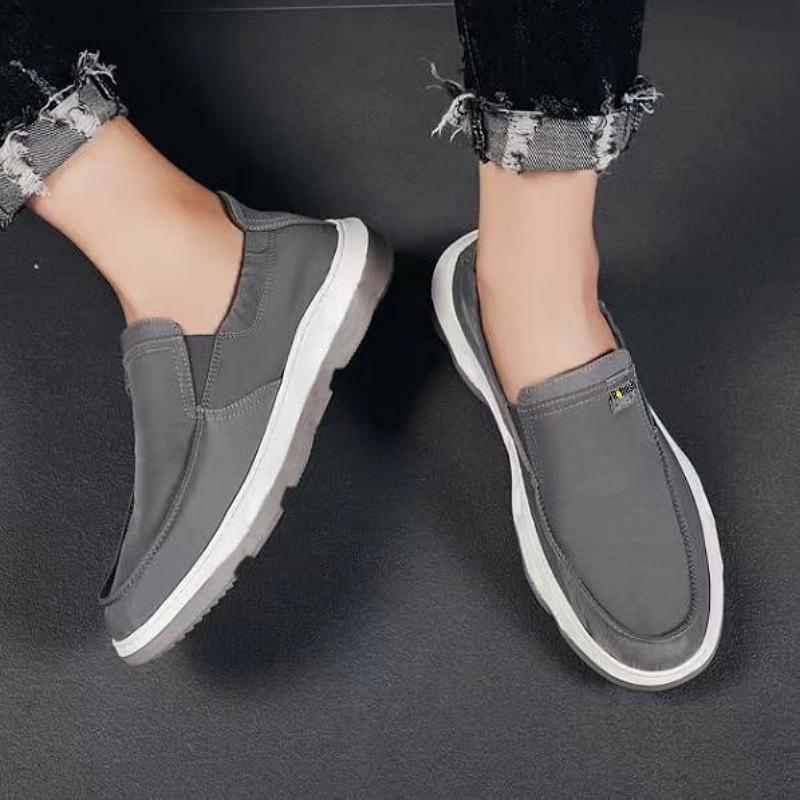 

Весна новая тканевая обувь мужская обувь парусиновая обувь универсальная одинарная обувь удобная мягкая подошва нескользящая на одном педале 39