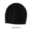 Women's 100% Pure Cashmere Double-Layered Knitted Hat - Autumn/Winter Style