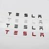 Car Logo Sticker Trunk Label Decals Decoration Accessories For Tesla Model 3 Model S Model X Model Y Cybertruck Roadster SpaceX