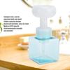 Flower Shape Foaming Soap Dispenser, 250ml Refillable Empty Foam Hand Soap Container Reusable Plastic Press Bottle for Bathroom(White)
