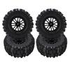 4Pcs RC Car 155mm Tires Wheel Rim Set with Sponge Inserts Water Lines for 1/8 1/10 Short Course Truck
