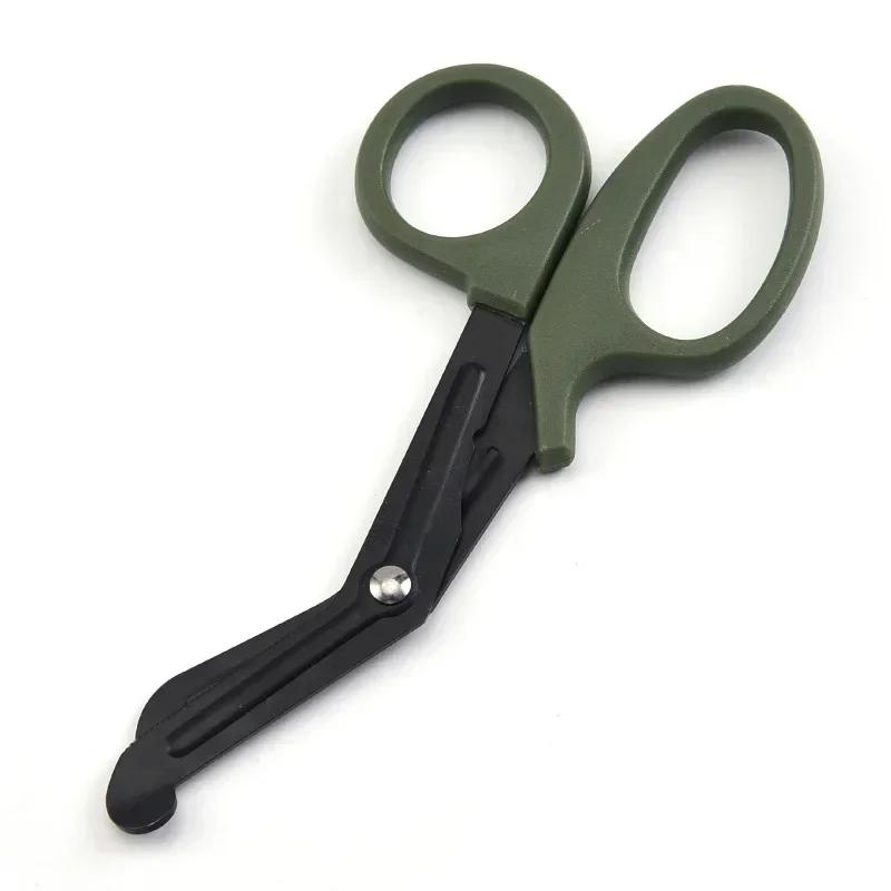 Medical survival scissors paramedic medical rescue scissors gauze tactical first aid scissors trauma scissors survival rescue