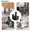 Adjustable Aluminum Alloy Furniture Legs for Tables, Cabinets, and Beds
