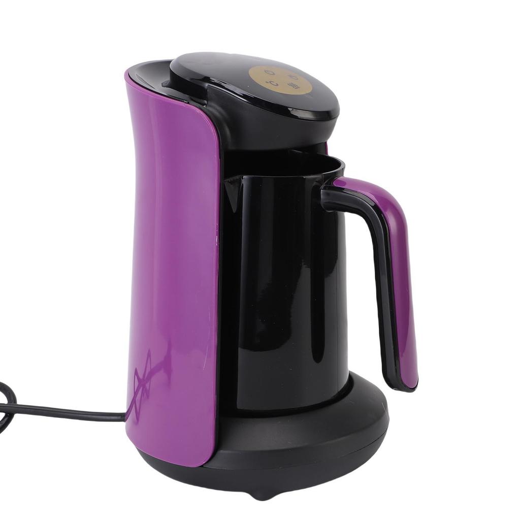 400W Turkish Coffee Maker Machine 6 Cups with Temperature Control LCD Display 3 Heating Modes for Home Travel EU Plug
