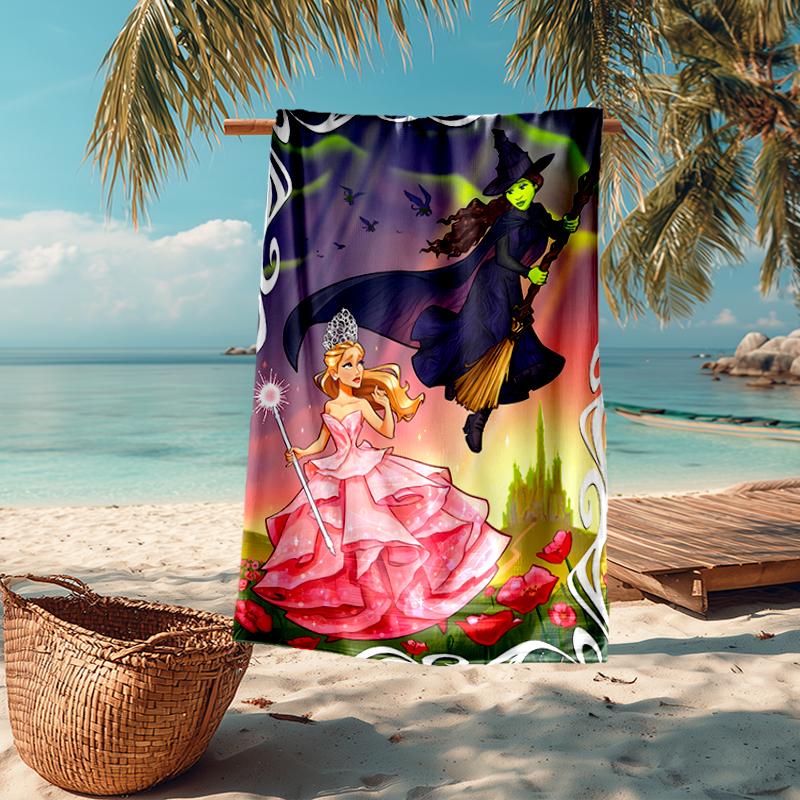 Wicked Fashion Beach Towel: Ideal for Summer Adventures Soft, Absorbent and Quick Drying Suitable for Swimming and Bathing