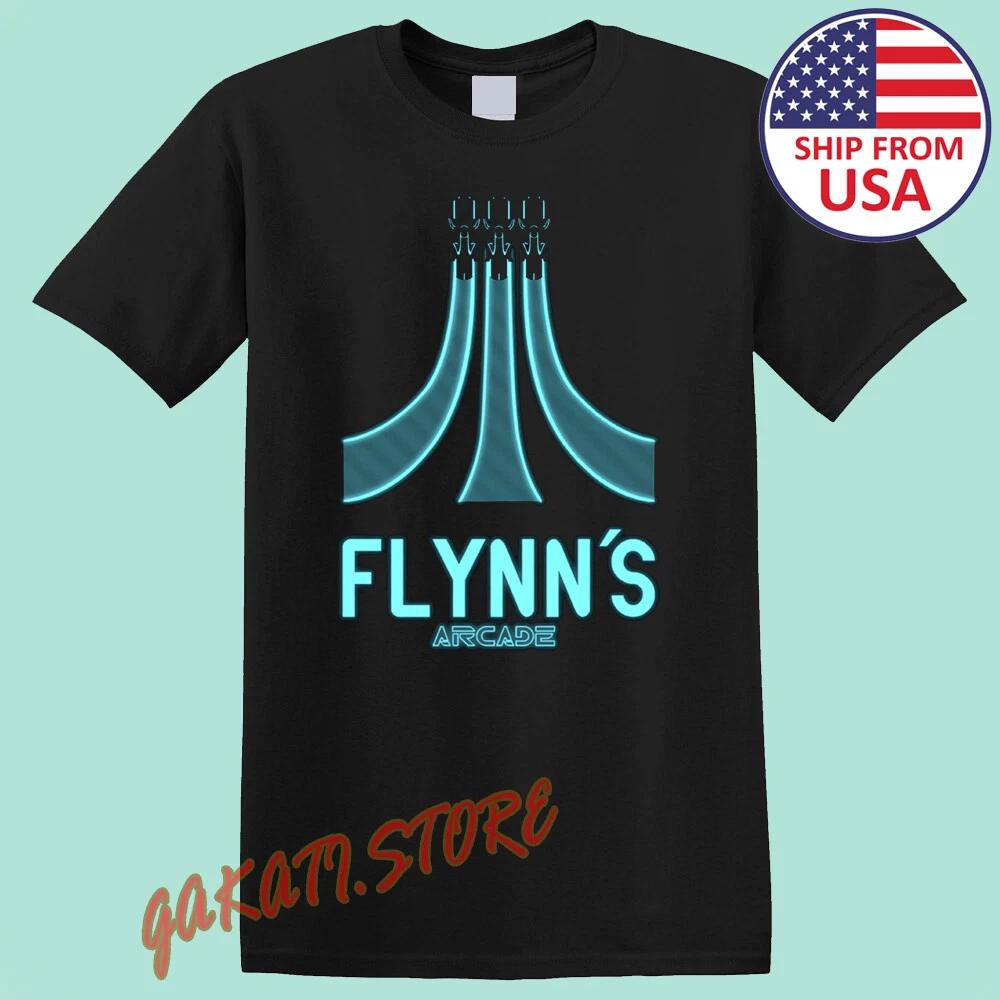 Flynn s Arcade Men s Black Size S-5XL 4XL