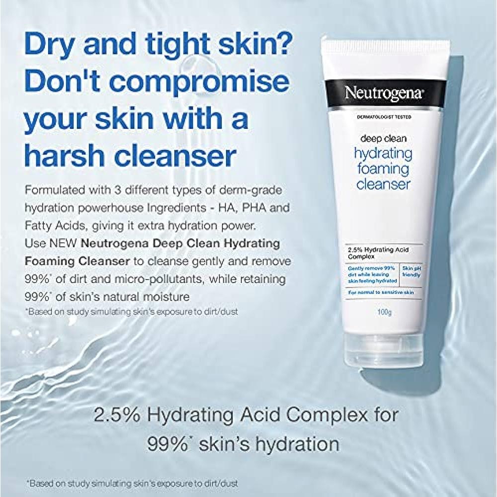Neutrogena Deep Clean Hydrating Foaming Cleanser 175ml