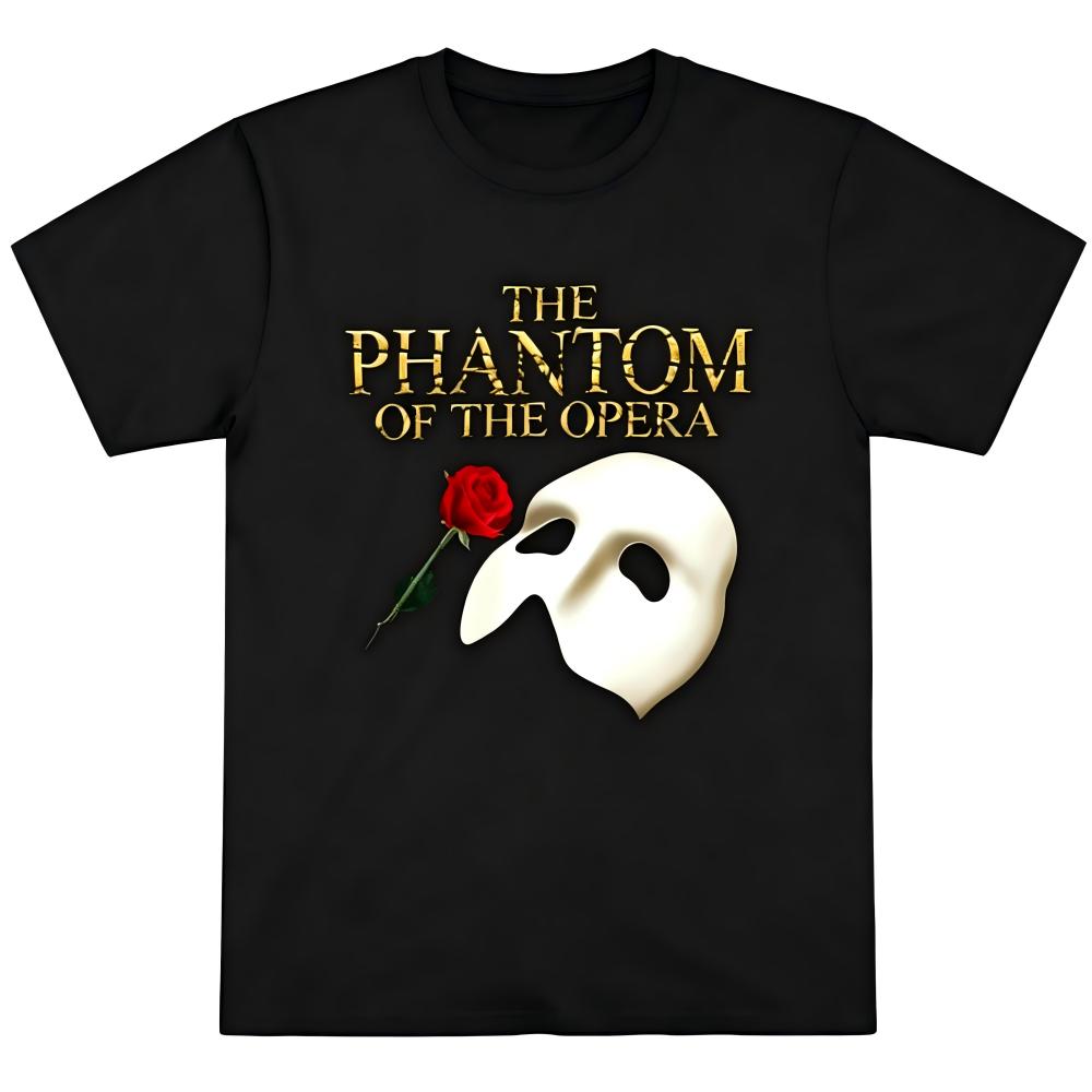 The Phantom of the Opera Black Graphic T-Shirt